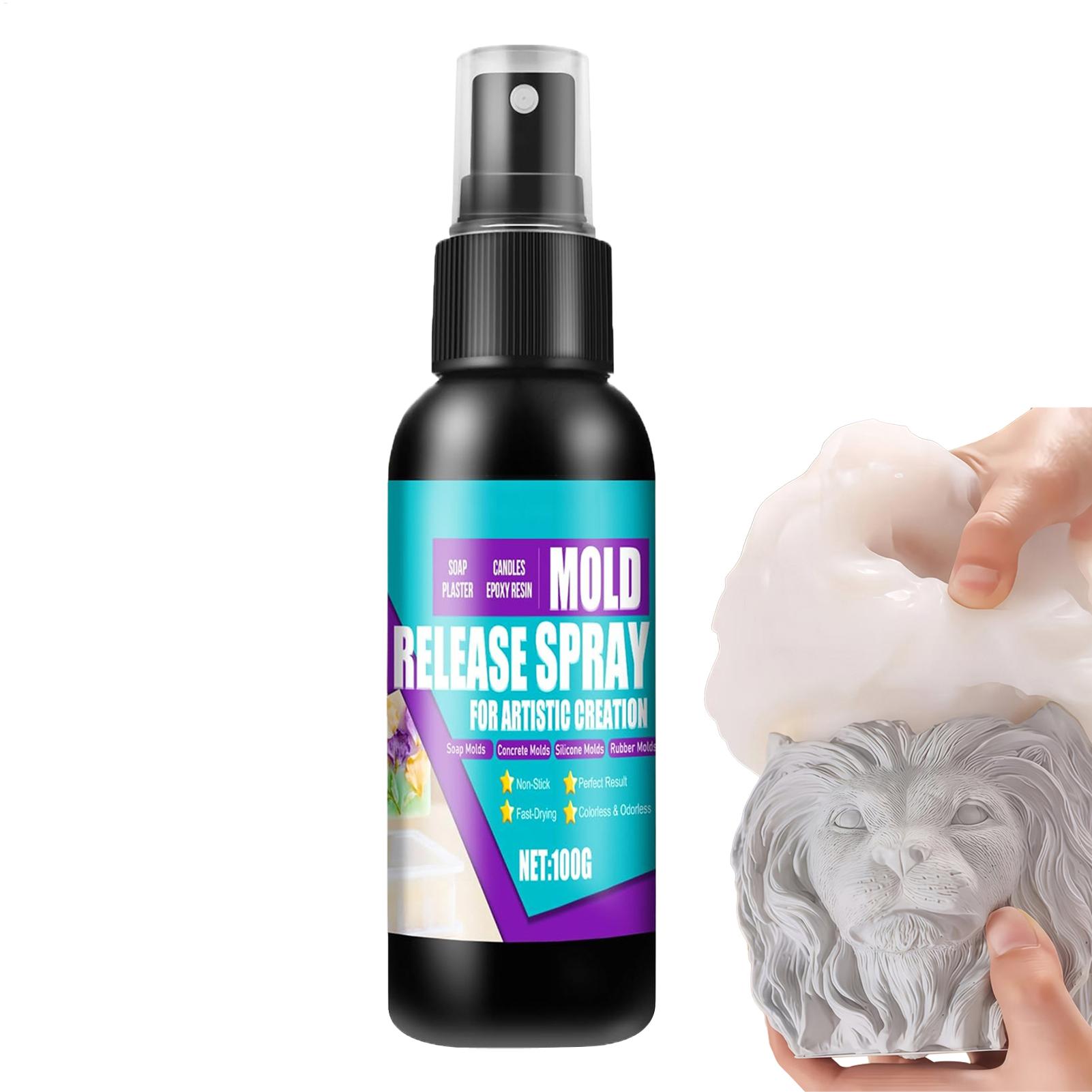 Resin Craft Workshop - Spray Desmoldante de 100g, Agente Antiadherente