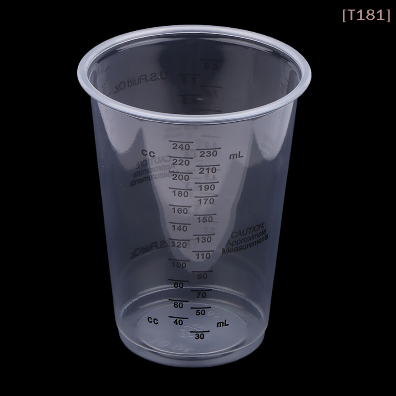 Mixing Cup Silicone - 10 Vasos Medidores Desechables de Plástico