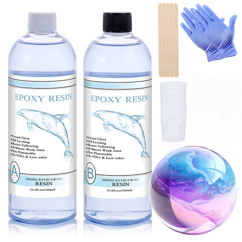 Resin Jewelry Kit - Resina Epoxi Transparente 1:1, Resina Epoxi