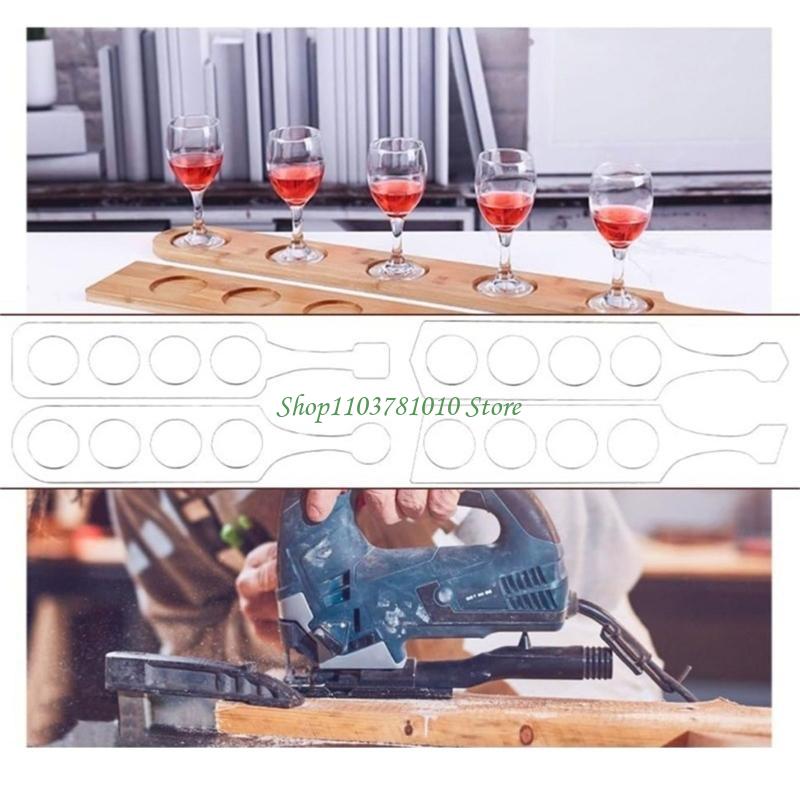 Serving Tray Mold - Plantilla enrutador vuelo vino acrílico U55D