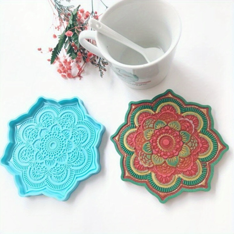 Silicone Mold Tray - Molde de silicona con posavasos de