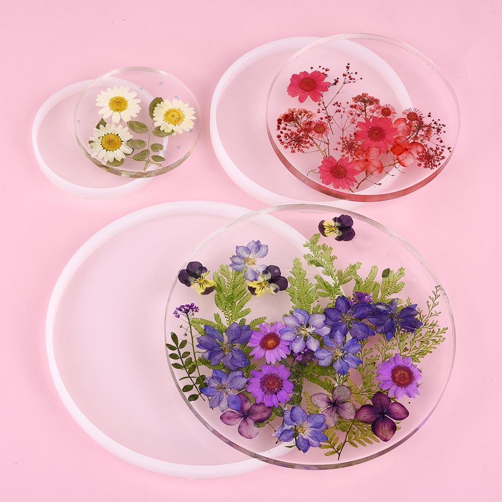 Coaster Mold Round - Base de posavasos con forma rectangular