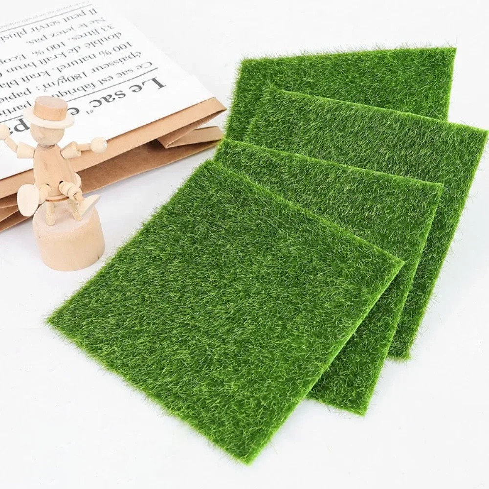 Terrarium Moss Art - Alfombra de césped Artificial, miniaturas de