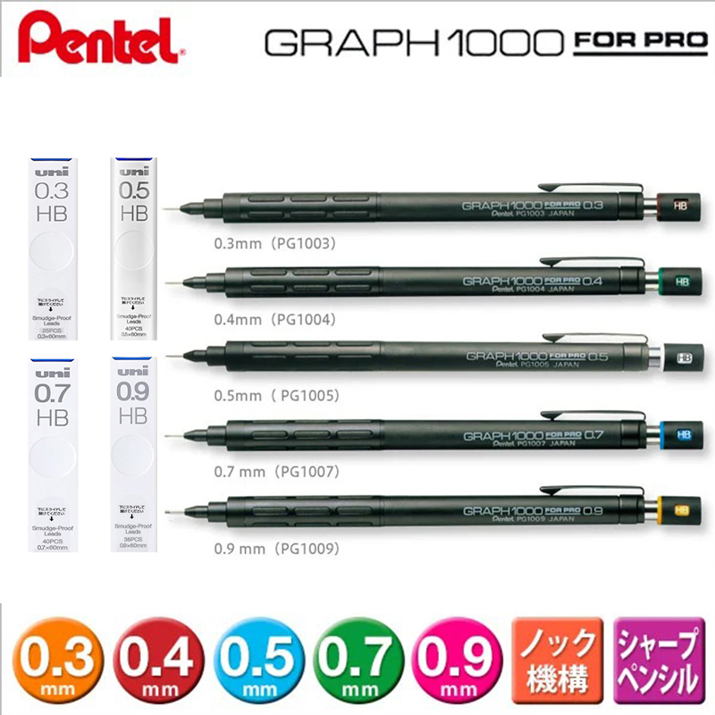Lápices Automáticos Pentel par - Pentel Pen Energel reseña y precio