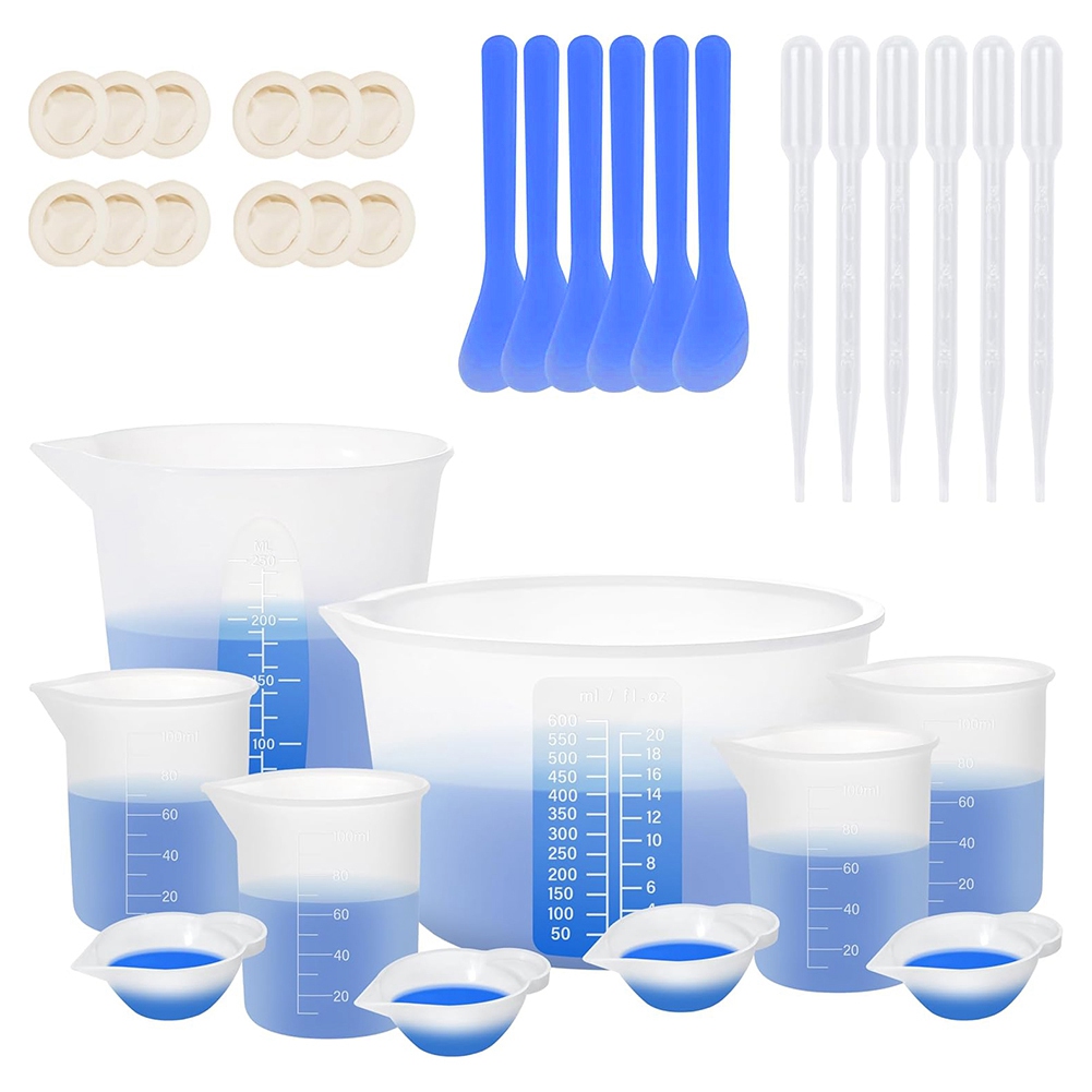 Tazas medidoras de silicona pa - Mixing Cup Silicone reseña y precio