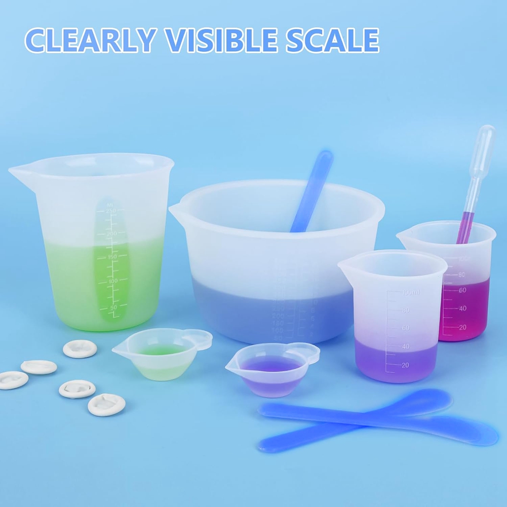 Tazas medidoras de silicona pa - Mixing Cup Silicone reseña y precio