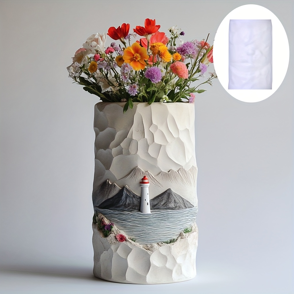 Molde de silicona para jarrón  - Resin Ocean Wave Mold reseña y precio