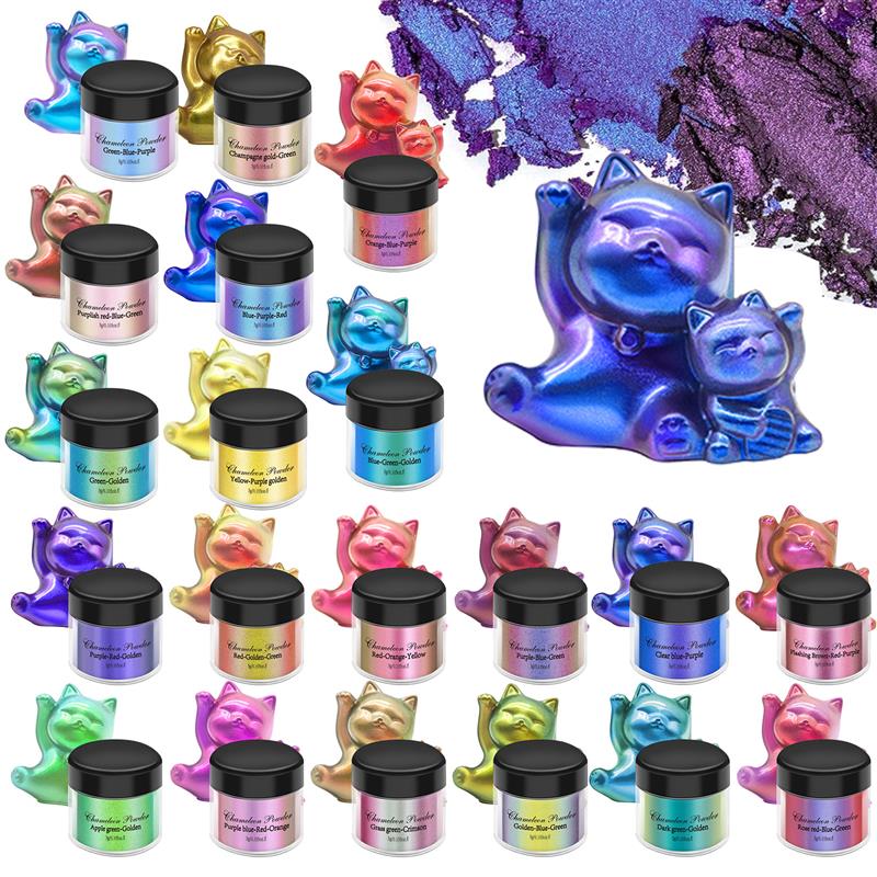 Polvo de Mica camaleón, pigmen - Resin Pigment Set reseña y precio