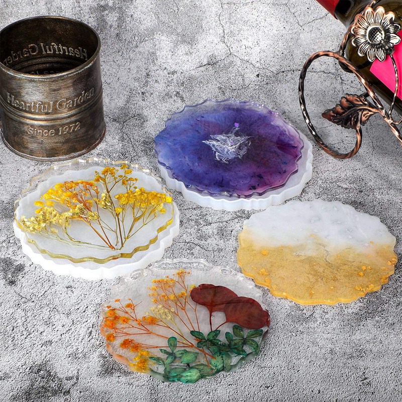 6 Moldes de Resina para Posava - Geode Mold Silicone reseña y precio