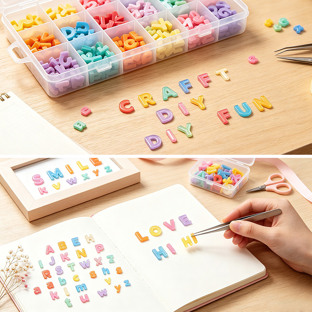 2 Moldes de Silicona Mini Letr - Resin Jewelry Kit reseña y precio