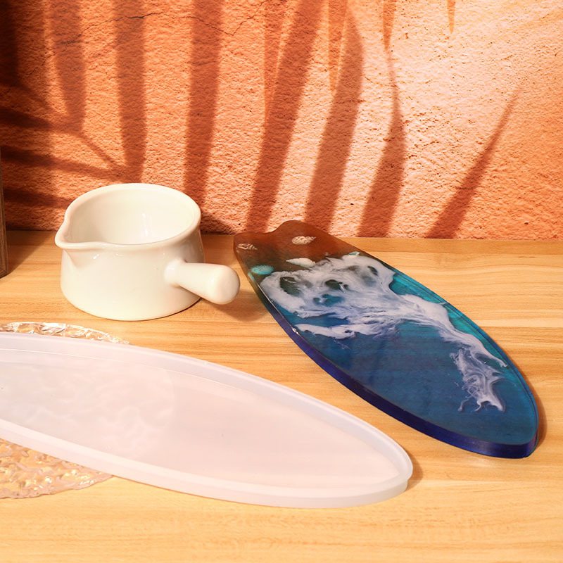 Nuevos moldes de bandeja de re - Resin Ocean Wave Mold reseña y precio