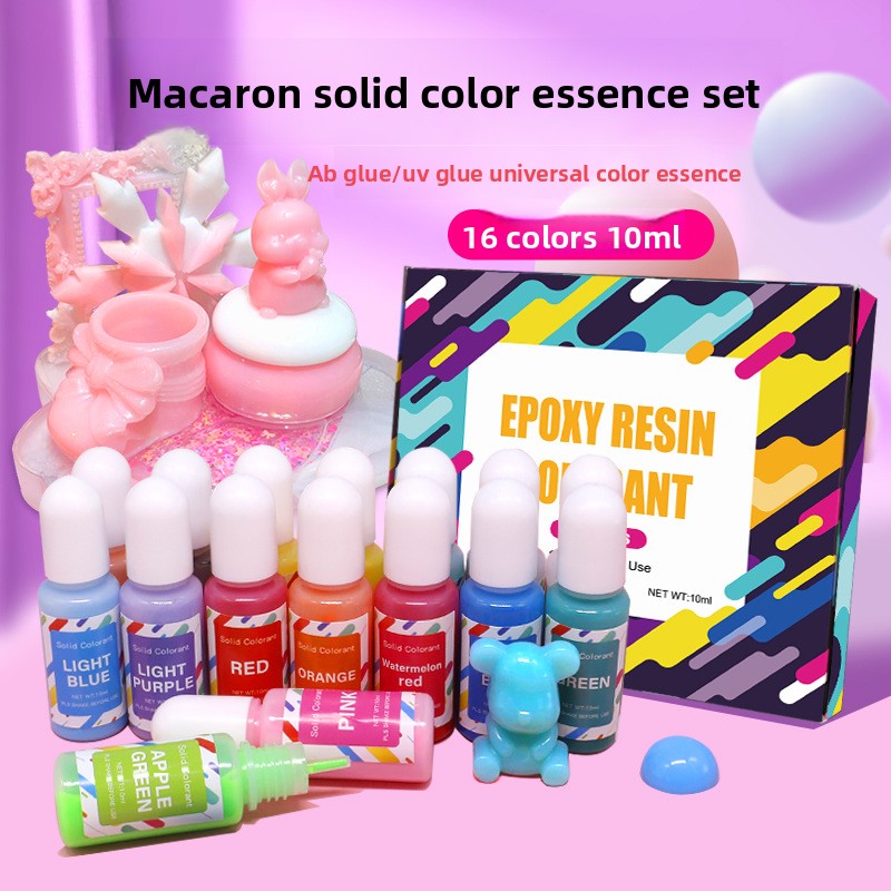 Juego de esencias de Color sól - Resin Pigment Set reseña y precio