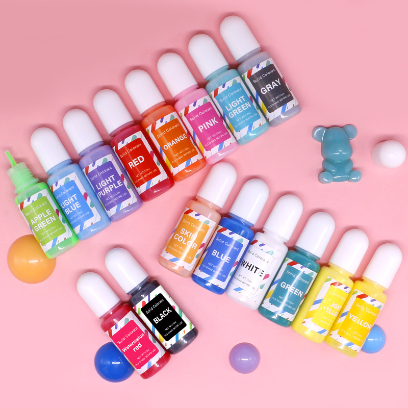 Juego de esencias de Color sól - Resin Pigment Set reseña y precio