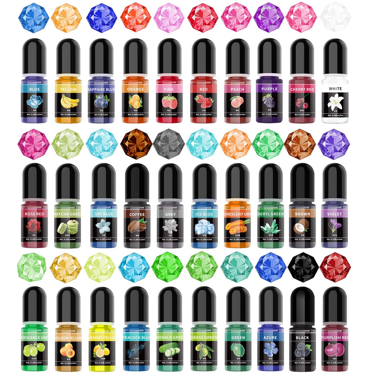 5ml/botella de pigmento de res - Epoxy Uv Resin Kit reseña y precio