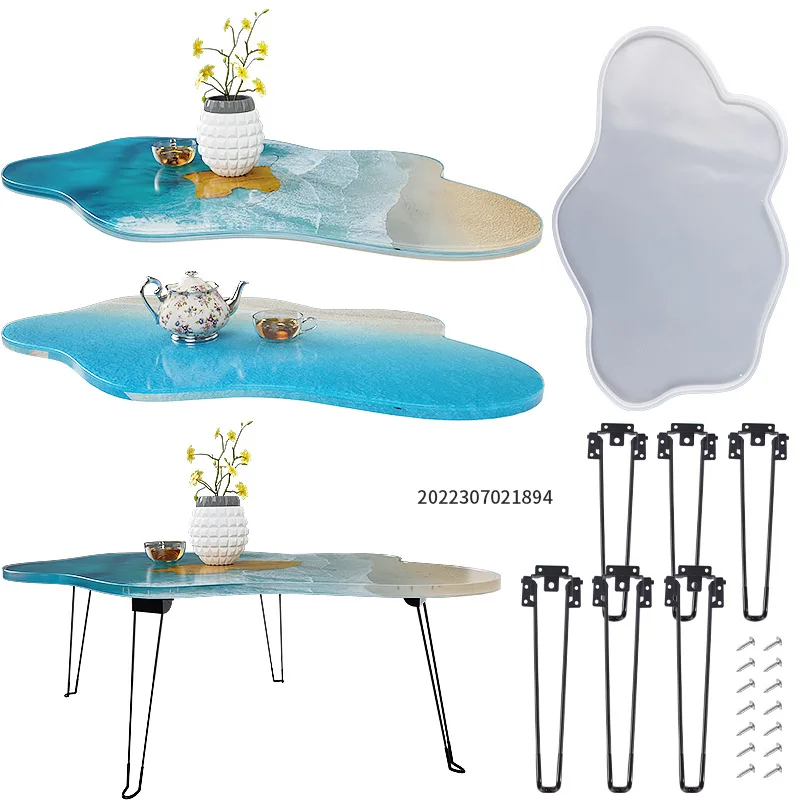 Bandeja Irregular grande de 61 - Resin Ocean Wave Mold reseña y precio