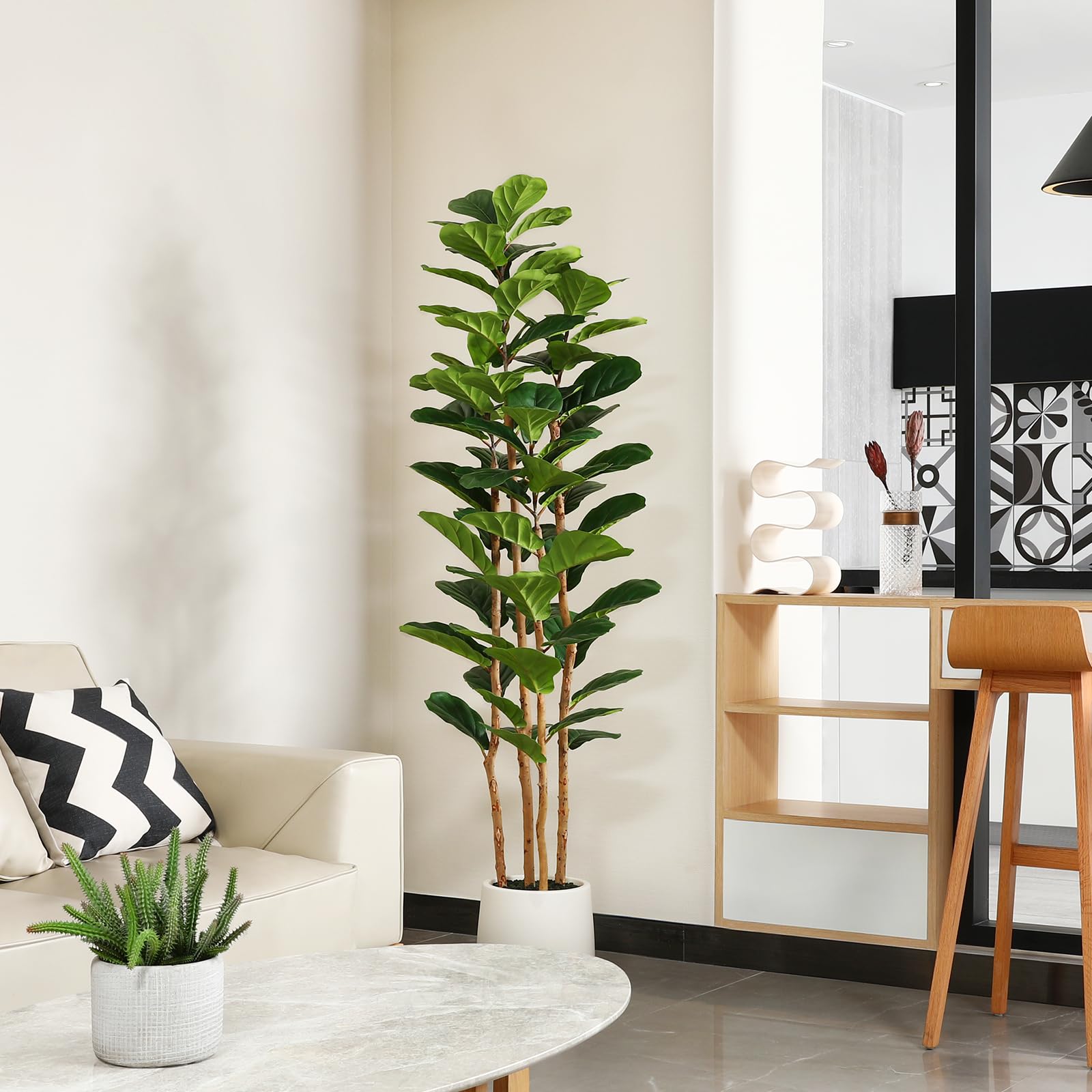 Árbol artificial de fico de ho - Terrarium Moss Art reseña y precio
