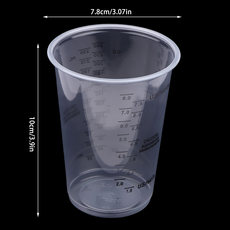 10 tazas medidoras de plástico - Mixing Cup Silicone reseña y precio