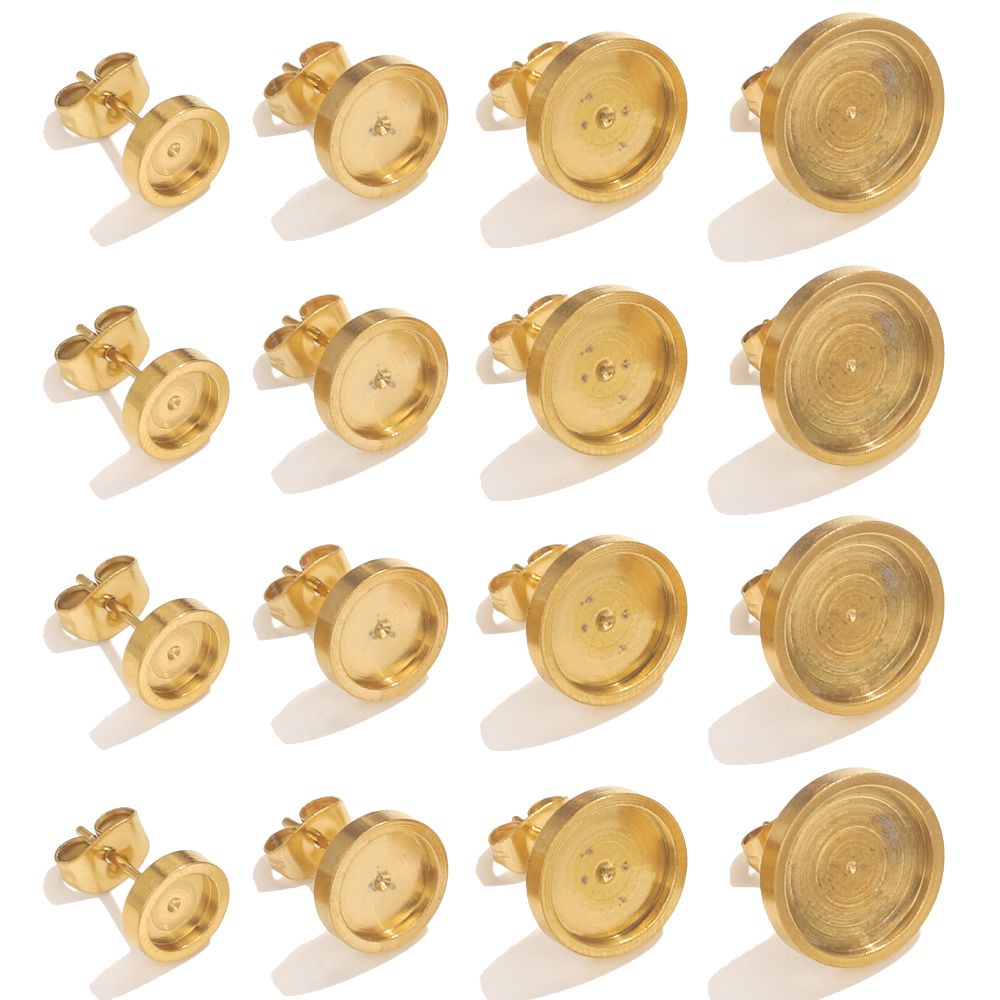 10 Uds. De pendientes dorados  - Resin Jewelry Kit reseña y precio